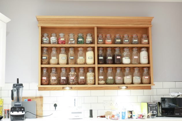 Custom Oak Shelving